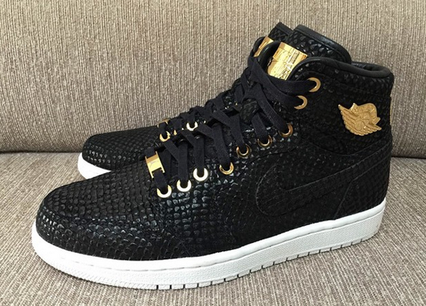 Air Jordan 1 Brooklyn Zoo Black Python 1