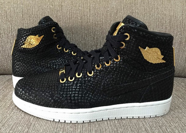 Air Jordan 1 Brooklyn Zoo Black Python 2