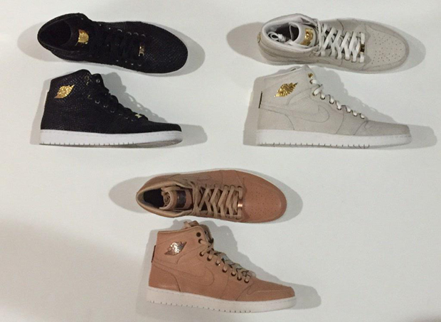 Air Jordan 1 "Metal Plated" Collection