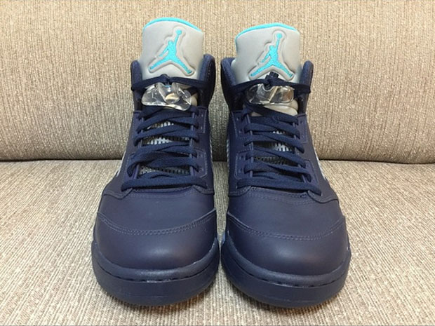 Air Jordan 5 Midnight Navy Teal 03