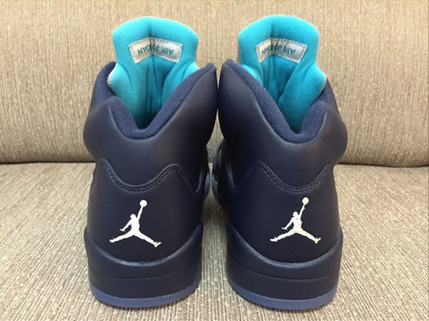 Air Jordan 5 Midnight Navy Teal 04