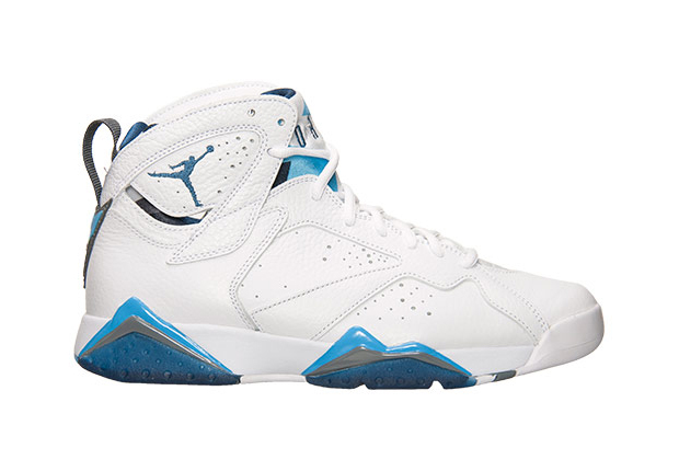 Air Jordan 7 Retro White French Blue University Blue Flint Grey Remaster 4