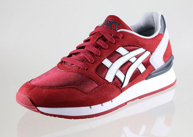 Asics Gel Atlanis Burgundy White 2