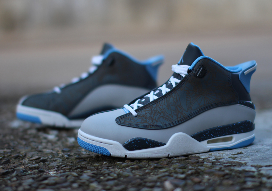 Jordan Dub Zero Univesrity Blue Classic Charcoal 5