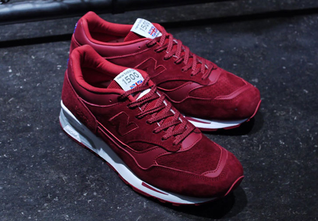 New Balance 1500 Made In England Red Suede 1