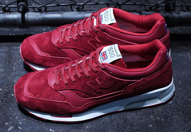 New Balance 1500 Made In England Red Suede 2