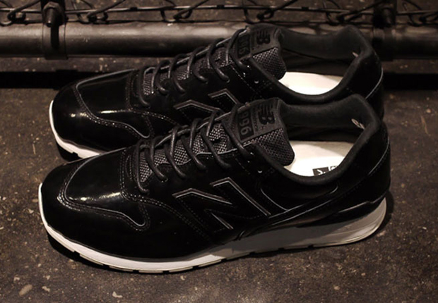 New Balance 996 Black Patent Leather 2