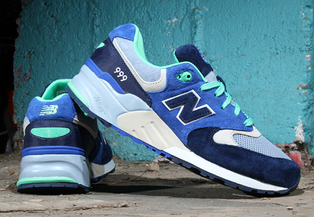 New Balance 999 Urban Exploration Blue Green Royal 7