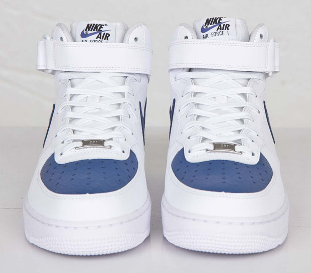 Nike Air Force 1 Mid White Blue Lagoon 03