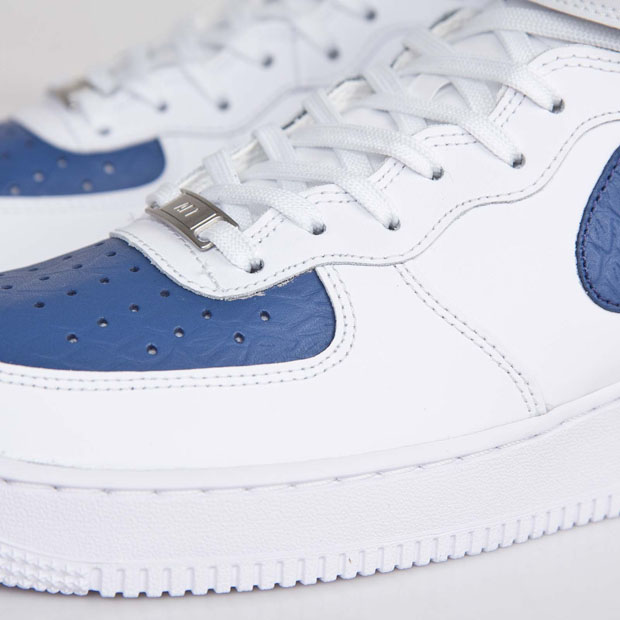 Nike Air Force 1 Mid White Blue Lagoon 06