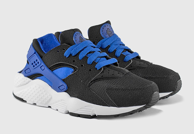 Nike Air Huarache GS - Black - Lyon Blue