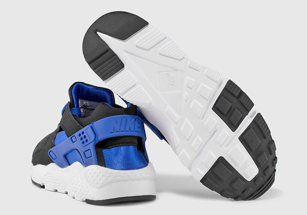 Nike Air Huarache Gs Black Lyon Blue 02