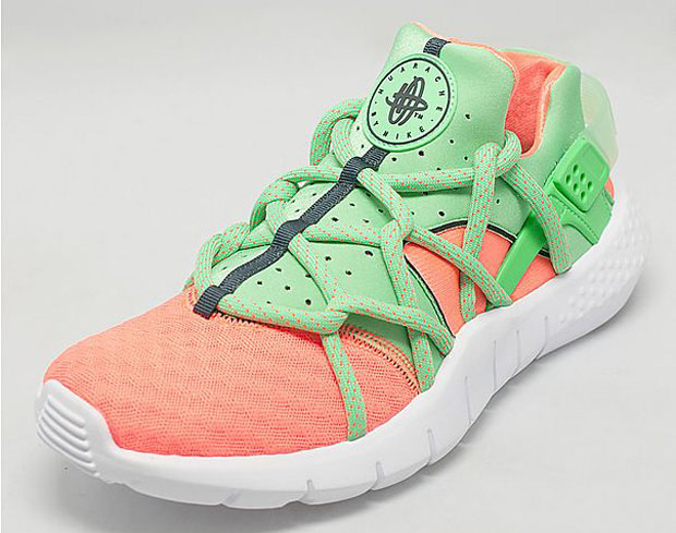 Nike Air Huarache Nm Total Orange Poison Green 02