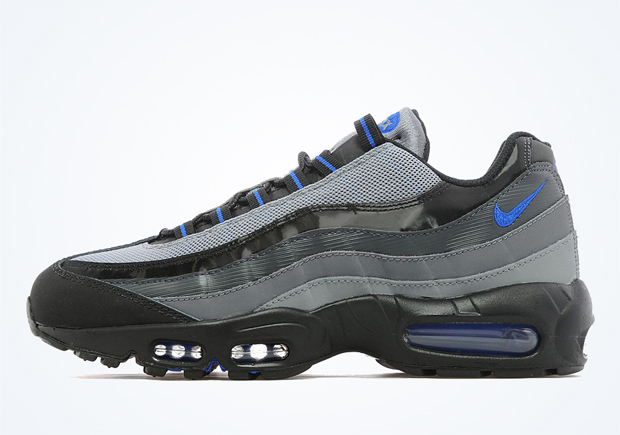 Nike Air Max 95 - Black - Anthracite - Lyon Blue