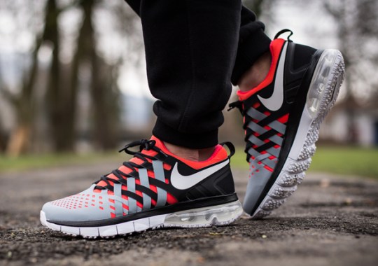 Nike Fingertrap Max – Bright Crimson – Dove Grey – Black