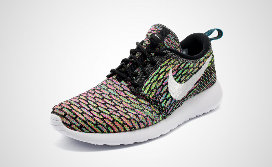 Nike Flyknit Roshe Run Womens Multicolor