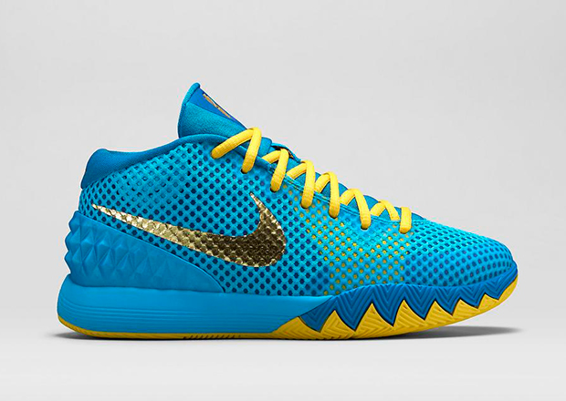 Nike Kyrie 1 Gs Blue Yellow Gold 1