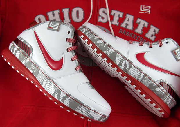 Nike Lebron 6 Ohio State 01