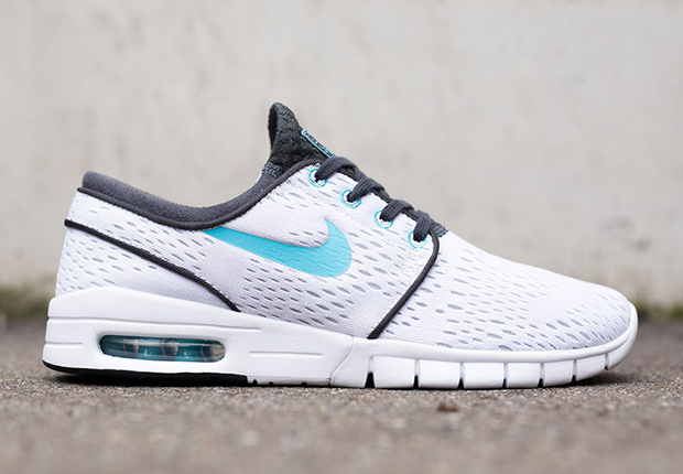 Nike SB Stefan Janoski Max - White - Clearwater - Anthracite