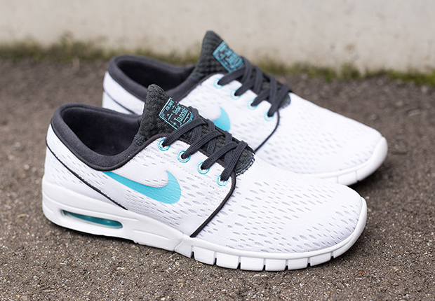 Nike Stefan Janoski Max White Clearwater Anthracite 2