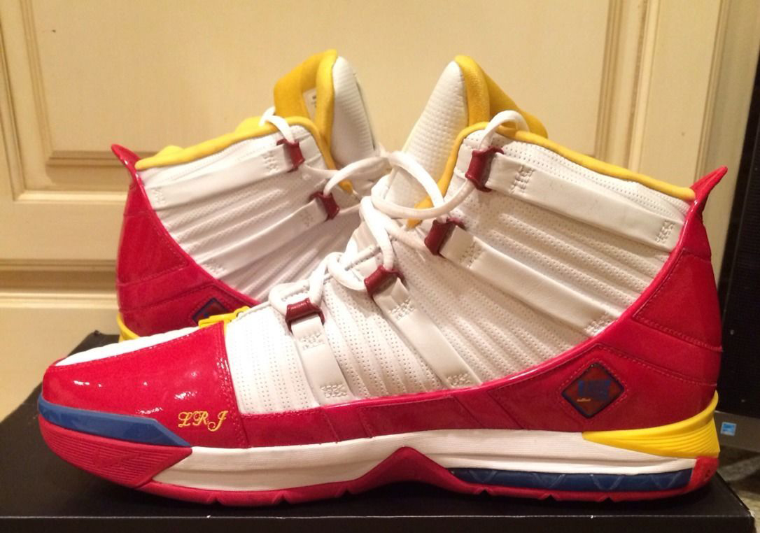 Nike Zoom Lebron 3 Superman Red Sample Ebay 02