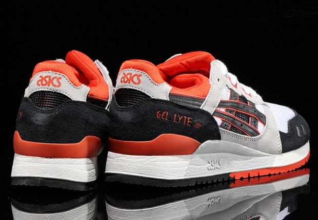 Asics Tiger Gel Lyte Iii Black Orange White 4