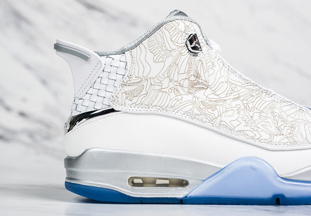 Jordan Dub Zero Laser White Metallic Silver Release Reminder 3