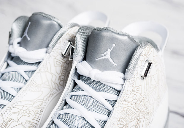 Jordan Dub Zero Laser White Metallic Silver Release Reminder 8