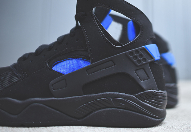 Nike Air Flight Huarache Og Black Lyon Blue Available 11