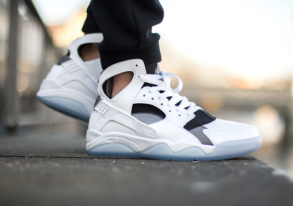 Nike Air Flight Huarache - White - Black - Cool Grey