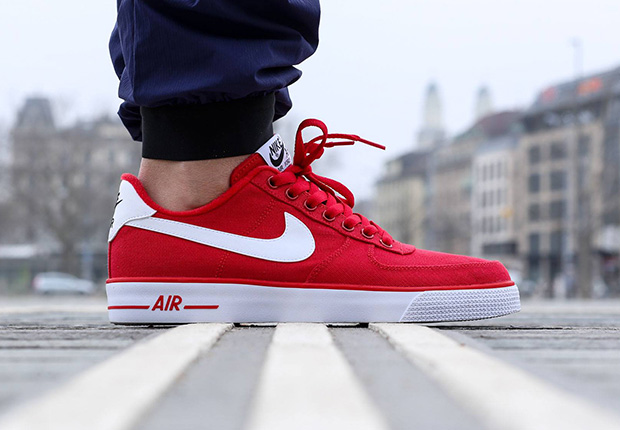 Nike Air Force 1 Ac University Red White 2