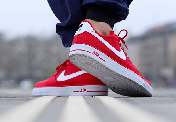 Nike Air Force 1 Ac University Red White 4