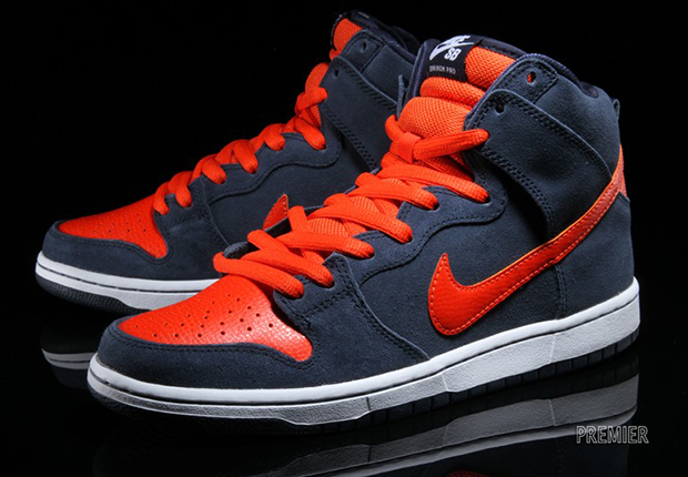 Nike Sb Dunk High Obsidian Team Orange 3