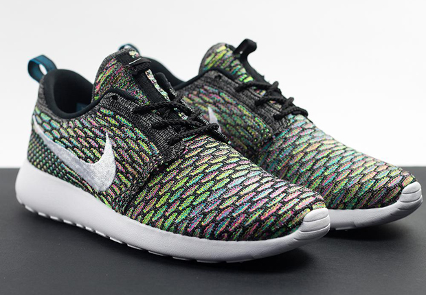 Nike Womens Flyknit Roshe Run Multi Color Release Date 1