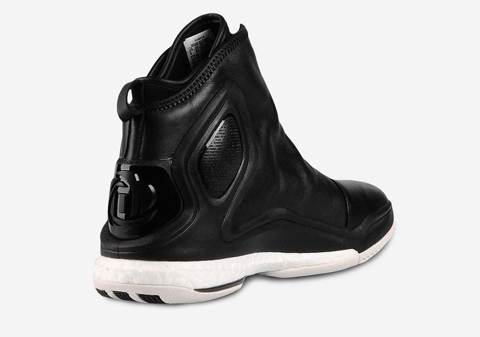 Y 3 Adidas D Rose 5 Boost Black 3