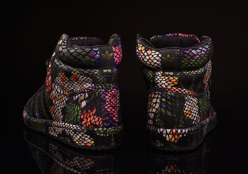 Adidas Originals Top Ten High Floral Snake 3