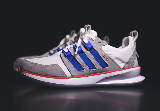 Adidas Sl Loop Runner White Bluebird Red 2