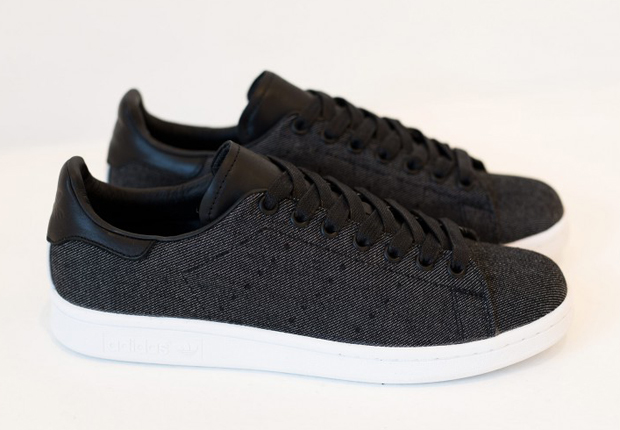 Adidas Stan Smith Black Denim 01