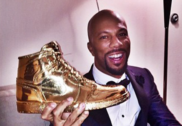 Before Common Scored an Oscar, He Copped These Gold Air Jordan 1s