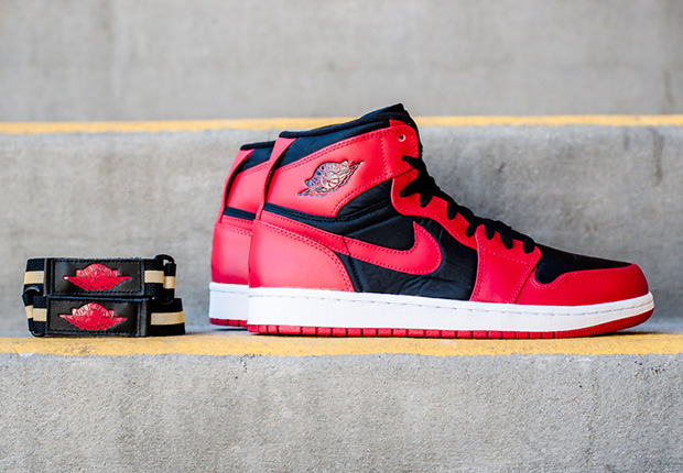 Air Jordan 1 High Strap Black Gym Red 1