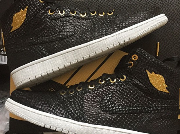 The Air Jordan 1 Pinnacle Features Actual 24k Gold