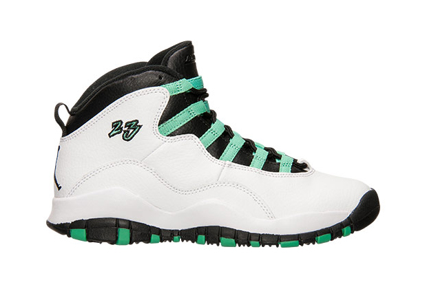 Air Jordan 10 Gg White Verde Black Infrared 23