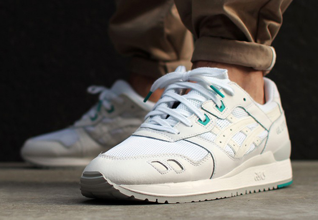 Asics Gel Lyte III – White – Grey – Teal