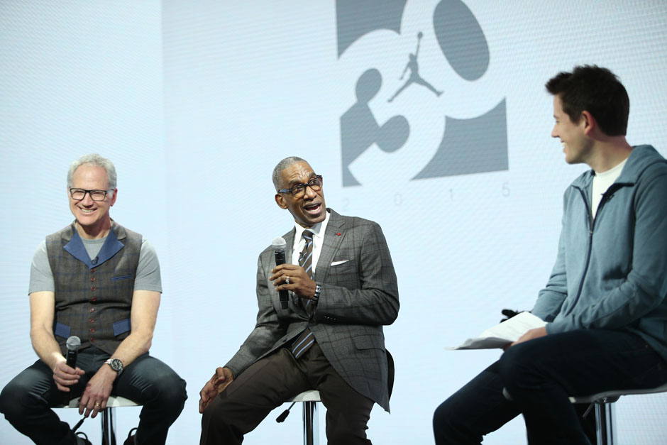 Carmelo Anthony Visits Jordan Brand Pearl Pavillion 06