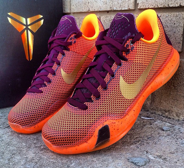 Kobe 10 Merlot Villain Red