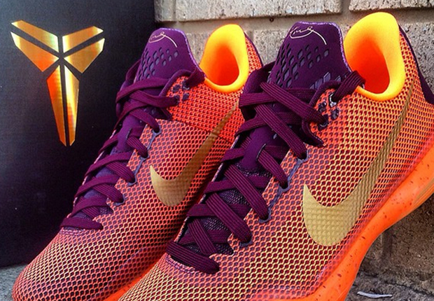 Nike Kobe 10 – Merlot – Metallic Gold – Villain Orange