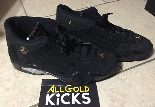 Mickael Pietrus Black Gold Air Jordan 14 Pe 1