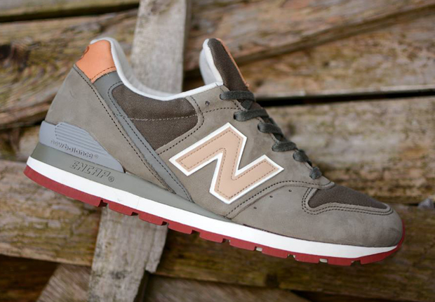 New Balance 996 Made Usa Olive Tan Red 01