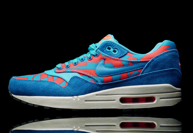 Nike Air Max 1 GPX - Blue Lagoon - Bright Crimson