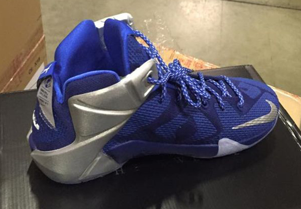 Nike Lebron 12 Deep Royal Blue Metallic Silver Lyon Blue 2